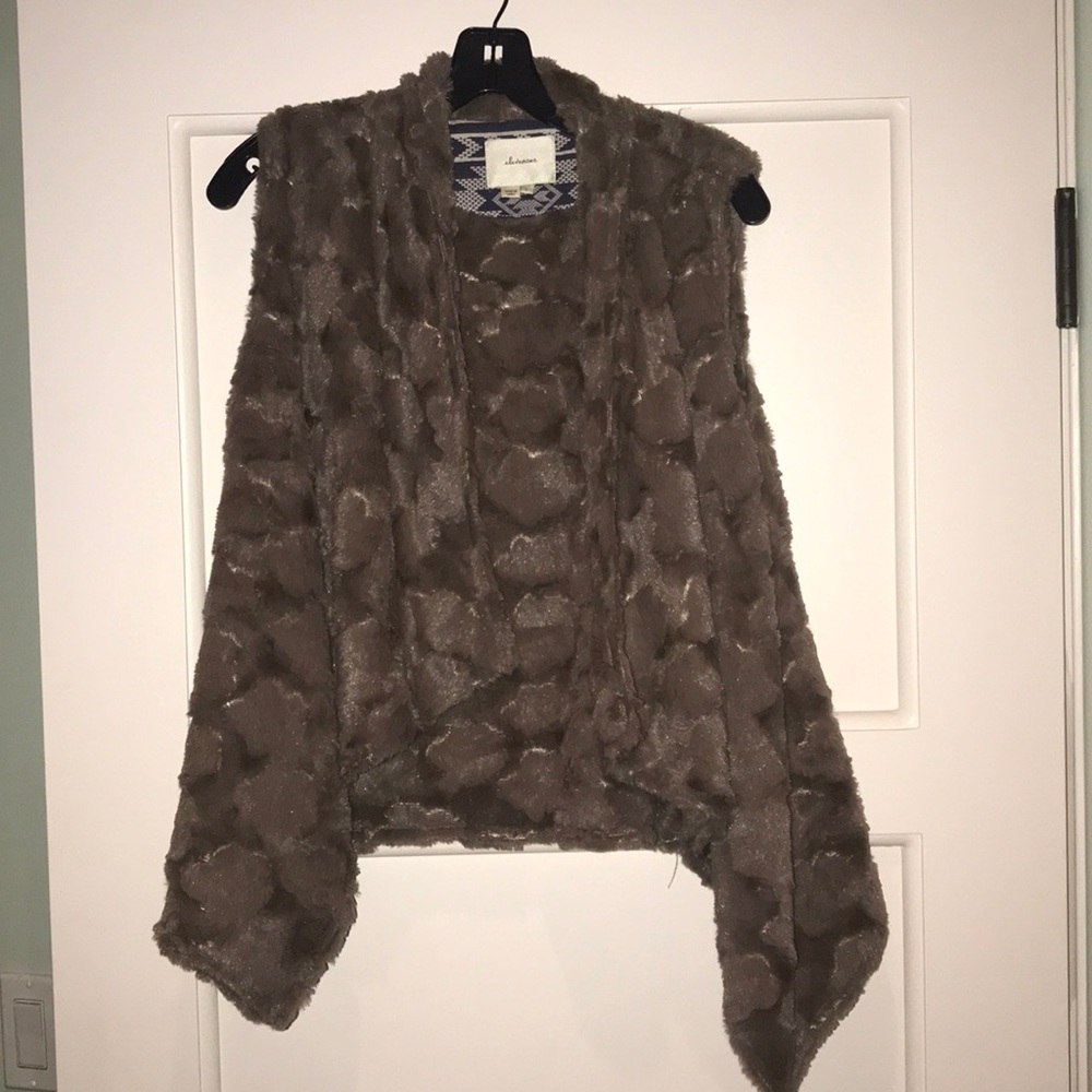 Soft fuzzy vest
